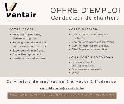 Conducteur de chantier